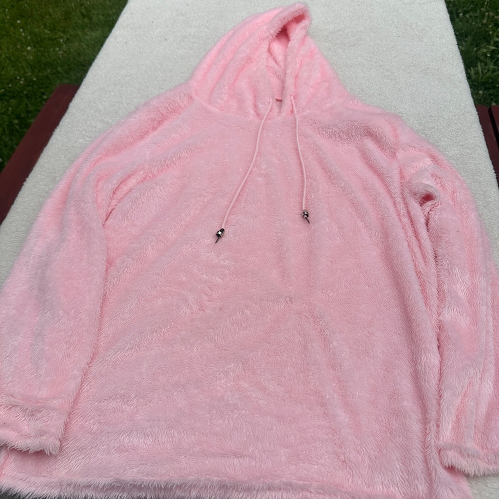 Cozy Pink Fleece Hoodie